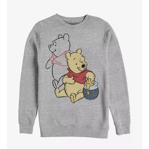 Disney Winnie The Pooh Line Art Crew Sweatshirt